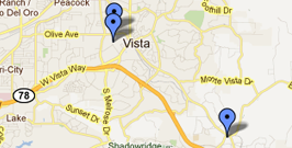 Map of Vista